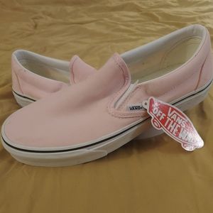 Pink Slip-on Vans